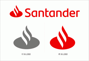 西班牙Santander銀行LOGO設(shè)計，改善用戶