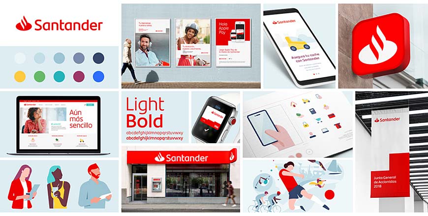 西班牙Santander銀行LOGO設(shè)計(jì)，改善用戶(hù)體驗(yàn)是王道-6
